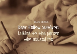 Dear Fellow Survivor Blog: Talking with the Person Who Abused Me